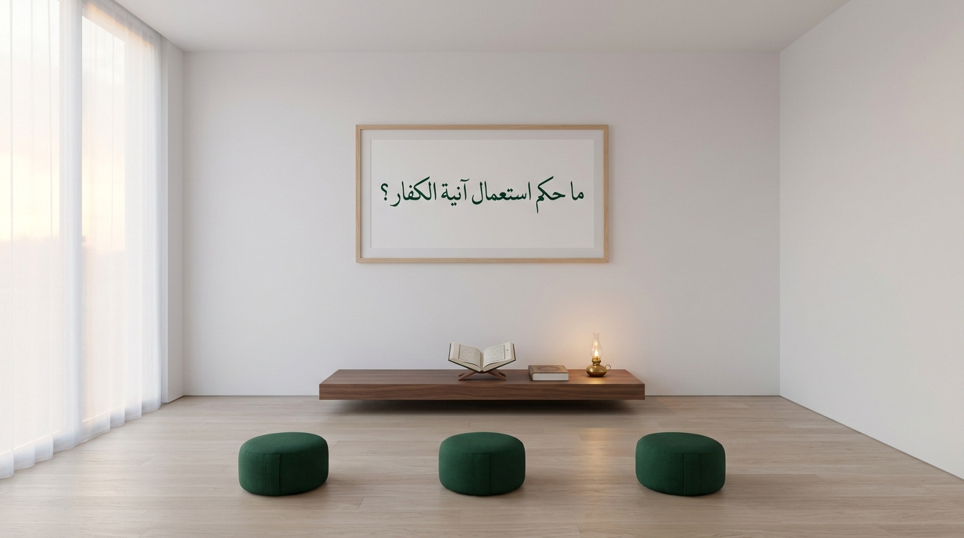 ما حكم استعمال آنية الكفار؟ - Image 1